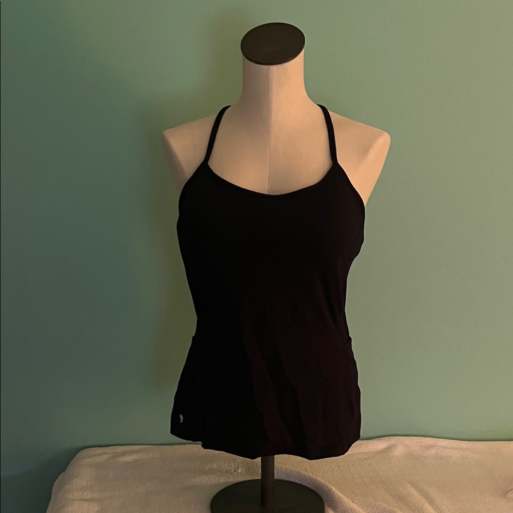 Black Racerback Tank Top Senita. XL